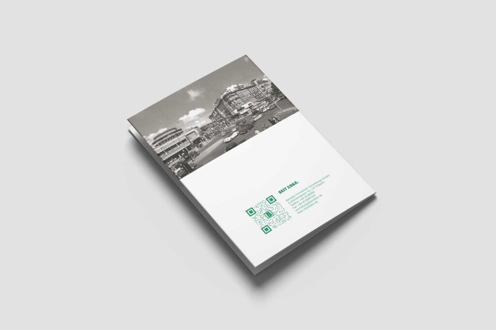 Image-Folder (6-Seiter, Wickelfalz) für Berliner Immobilienmakler Bendzko