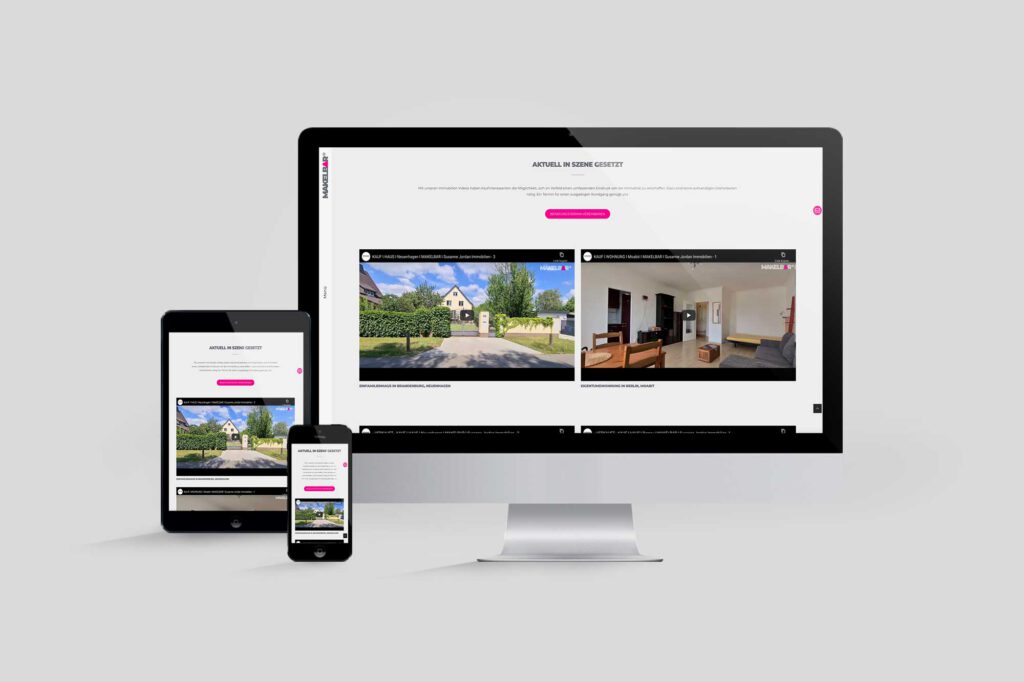 Makler-Website MAKELBAR | Susanne Jordan Immobilien - Immobilienvideos
