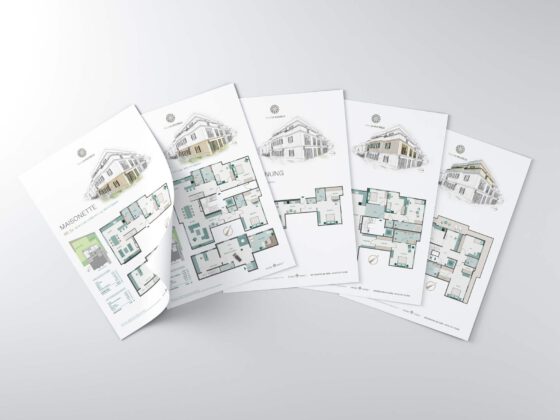 Grundrisse als PDF Download für Villa La Rochelle