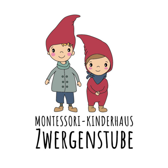 Illustration für Logo Montessori-Kinderhaus Zwergenstube