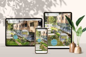 Website für besonderes Vermietungsprojekt Modernes Wohnen am Wacholderweg - Startseite